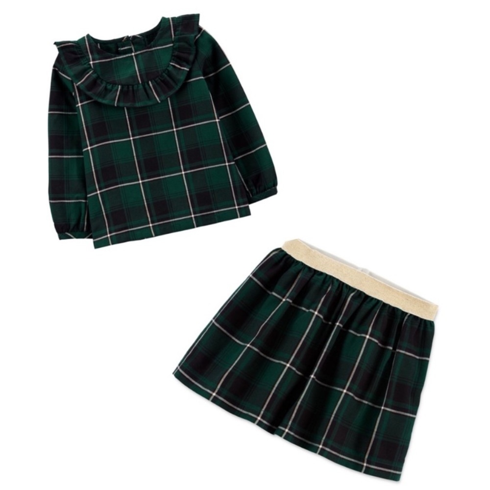 Girls Plaid Set (Sz 4/5)